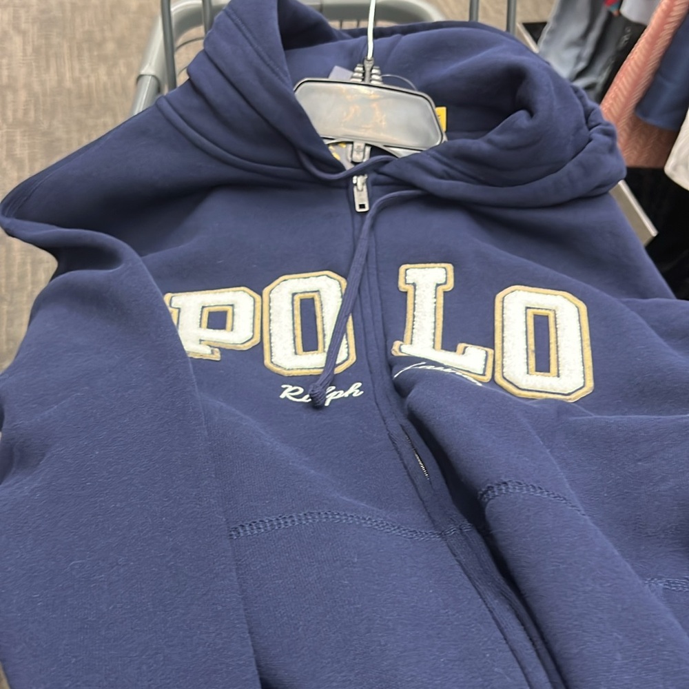 Polo by Ralph Lauren Kids Blue Zip-Up Hoodie